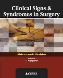 Clinical Signs and Syndromes In Surgery 1 Ed