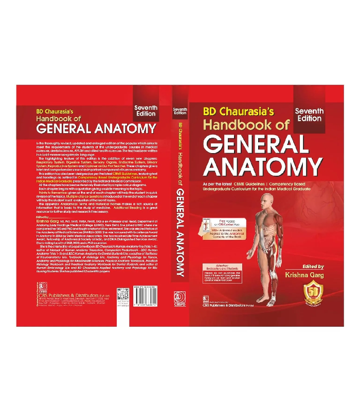 Bd Chaurasias Handbook Of General Anatomy