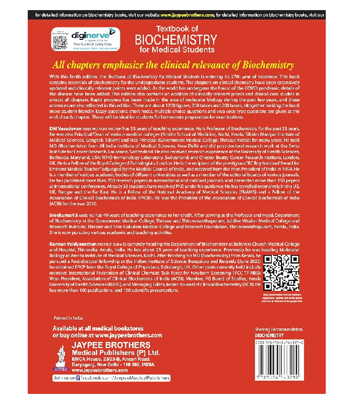 Textbook Of Biochemistry For Medical Students