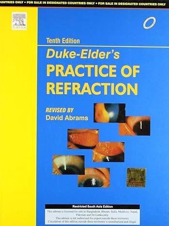 Duke-Elders Practice of Refraction 10 Edition
