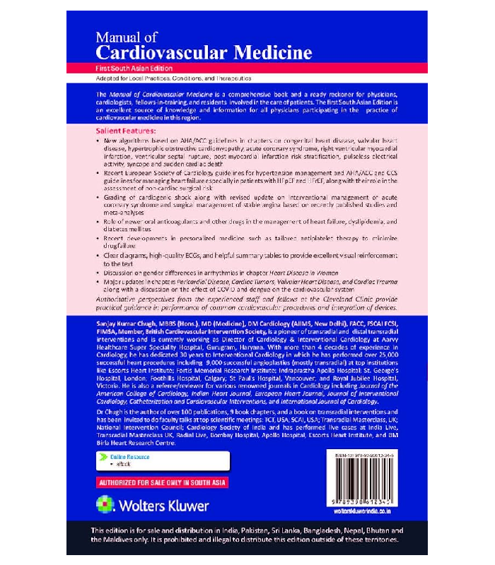 Manual Of Cardiovascular Medicine