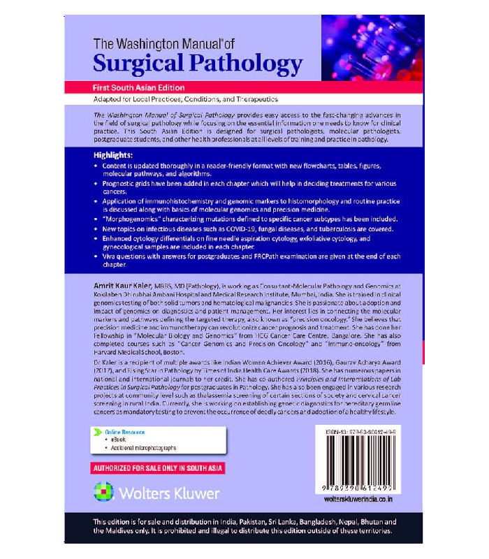 The Washington Manual Of Surgical Pathology