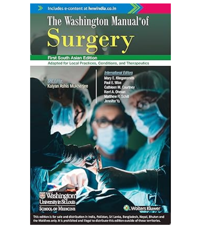 The Washington Manual Of Surgery