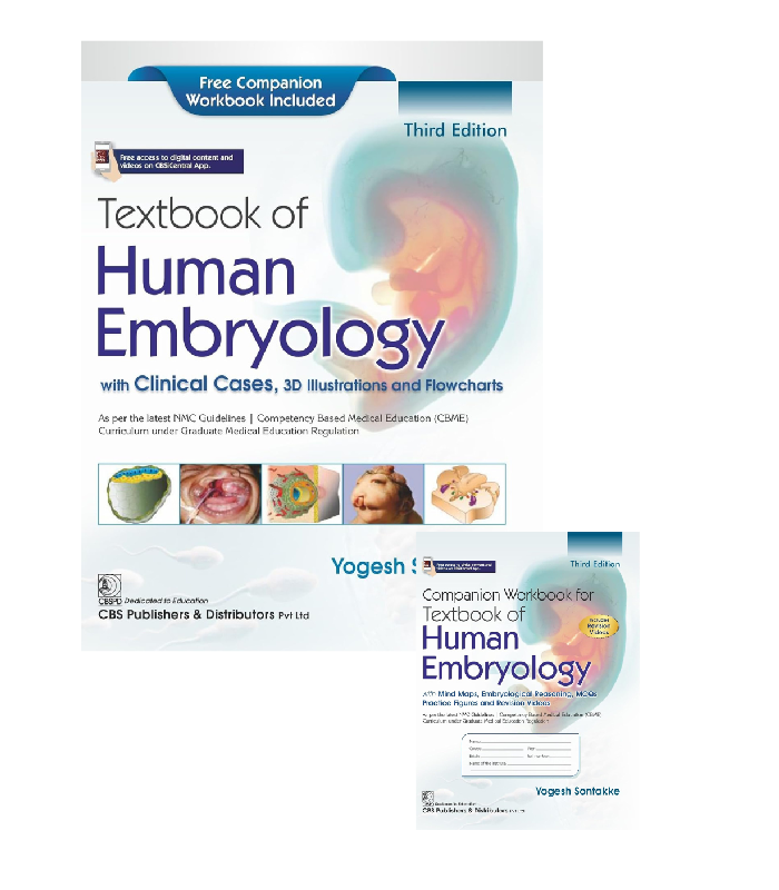 Textbook Of Human Embryology With Clinical Cases 3D Illustrations And Flowcharts