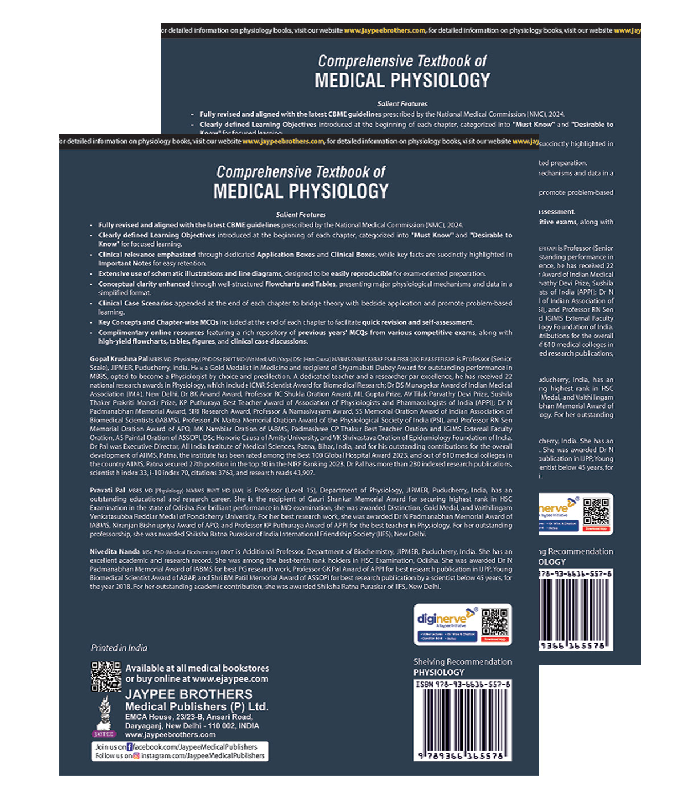 Comprehensive Textbook of Medical Physiology