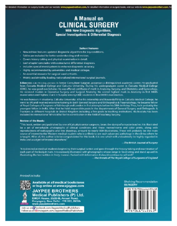A Manual on Clinical Surgery with New Diagnostic Algorithms