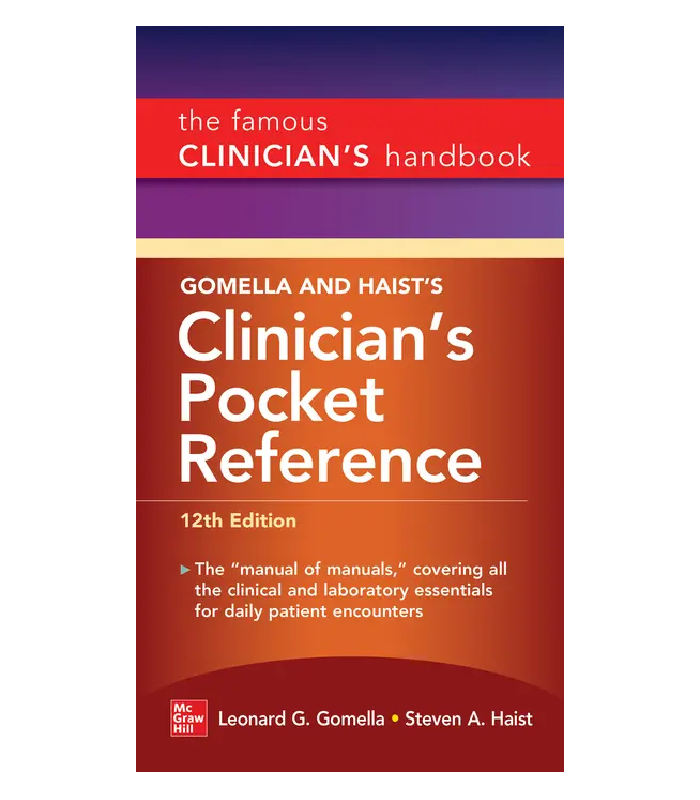Gomella and Haists Clinicians Pocket Reference