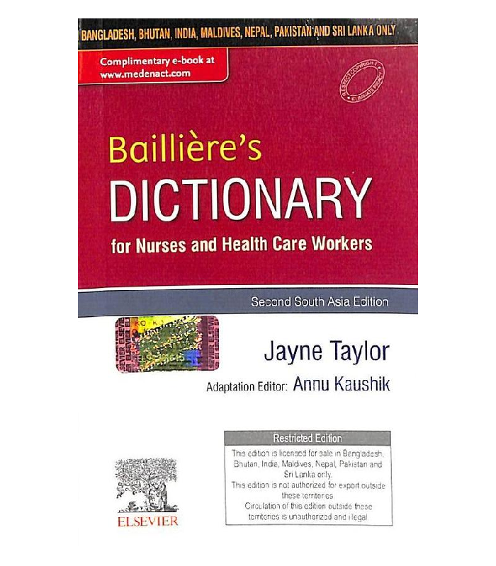 Baillieres Dictionary for Nurses