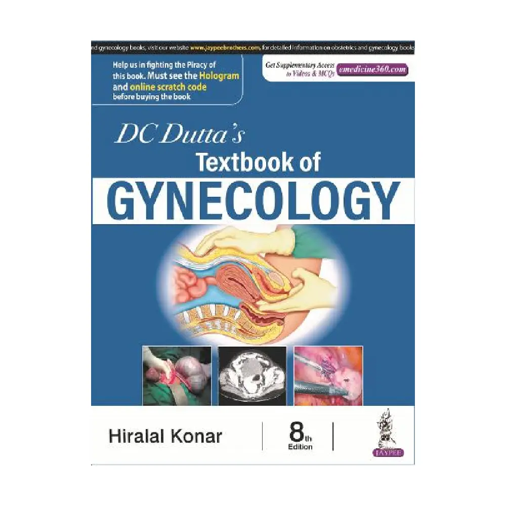 DCDutta's Textbook of GYNECOLOGY 8th Edition