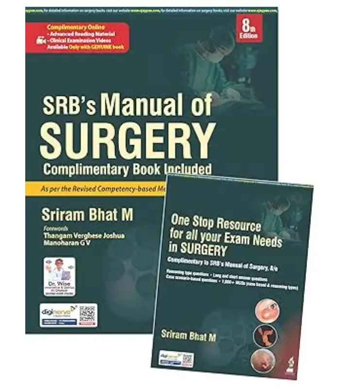 SRBs Manual of Surgery 8Ed Complimentary Book Included