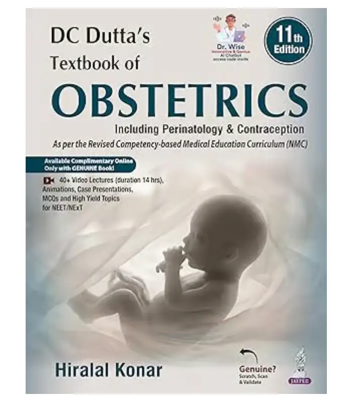 DC Duttas Textbook of Obstetrics Including Perinatology and Contraception 11Ed