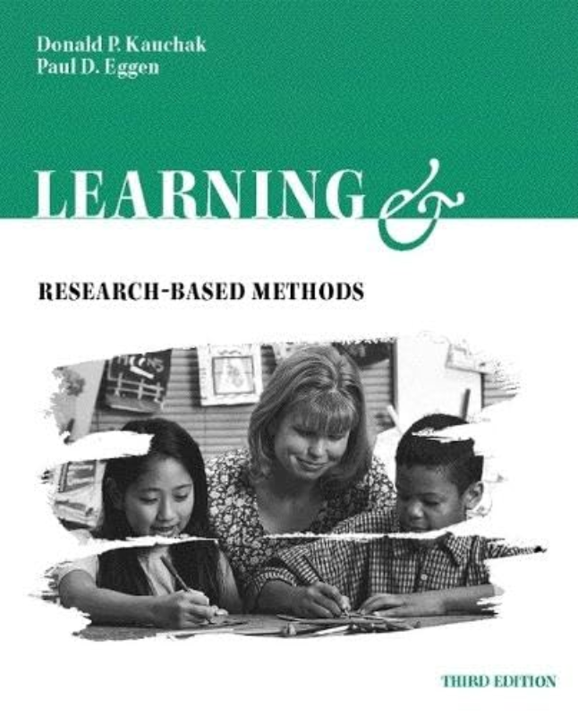 Learning and Teaching Research Based Methods 3Ed