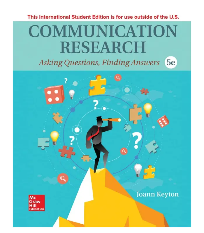 Communication Research Asking Questions Finding Answers