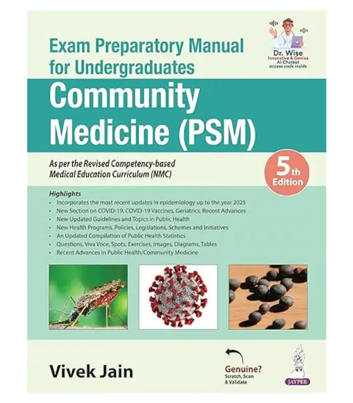 Exam Preparatory Manual For Undergraduates Community Medicine PSM