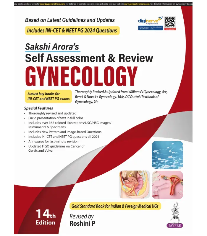 Dr Sakshi Aroras Self Assessment and Review Gynecology 14Ed