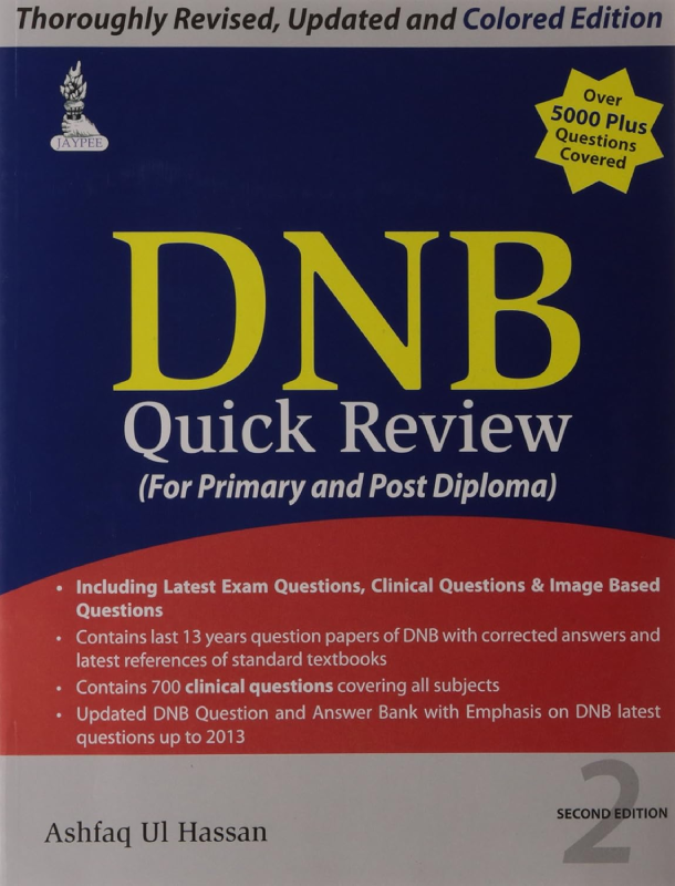DNB Quick Review (For Primary and Post Diploma) 2nd Edition