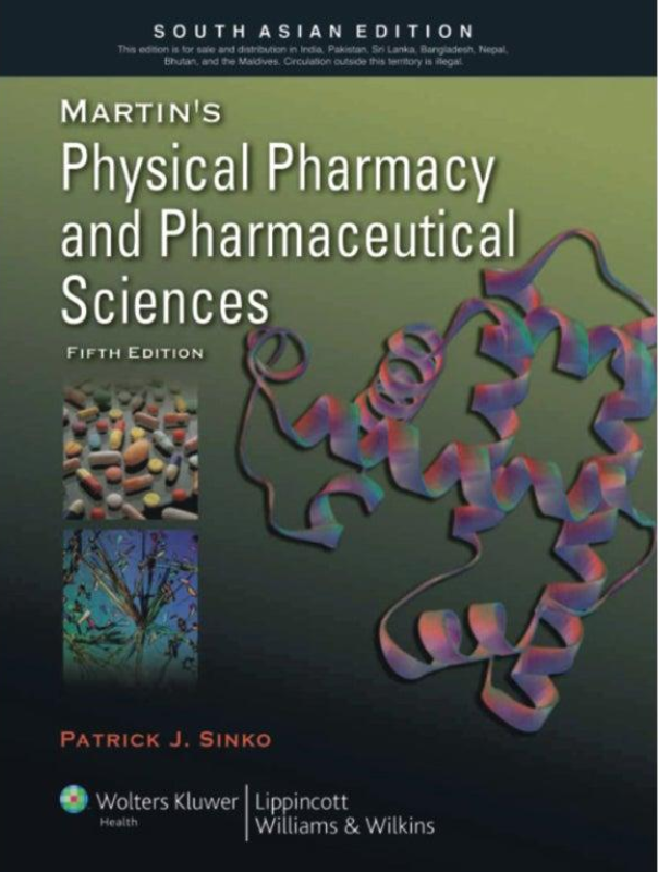 Martin's Physical Pharmacy and Pharmaceutical Sciences 5th ed
